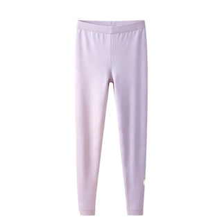 Leggings taille haute violet clair, longueur cheville, sans couture, modal doux