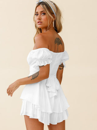 Filomena | Robe Minikleid d'Été Off-Shoulder