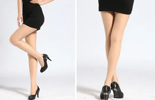 Collants transparents fins pour femme