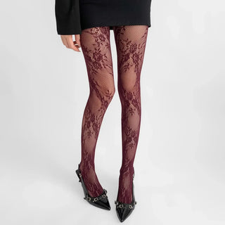 Collants en dentelle pour femme