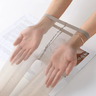 Collants transparents fins pour femme