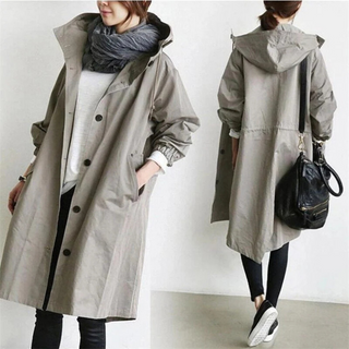 Manteau long pour femme avec coupe décontractée
