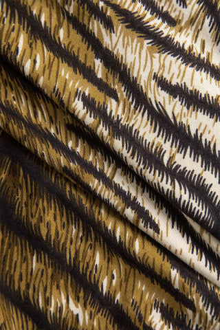 Leona | Robe Midi à Imprimé Léopard Élégante – Sauvage & Stylée