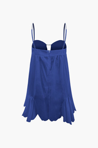 Sophia | Robe Mini Glamoureuse avec Bandes en Cristal – Féminine & Élégante pour des Occasions Spéciales