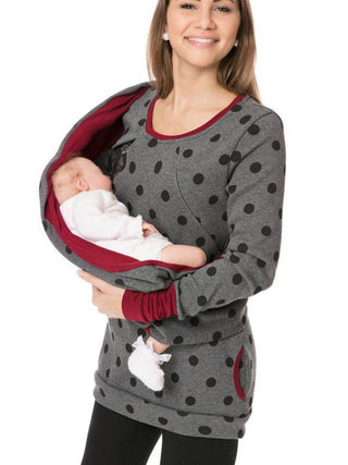 Sweat de maternité et portage – Confort pratique pour maman et bébé