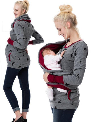 Sweat de maternité et portage – Confort pratique pour maman et bébé