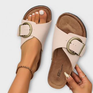 Margie – Sandales en liège pour femme avec design à boucle