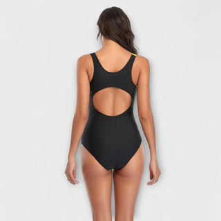 Maillot de bain sportif une pièce avec décolleté dans le dos