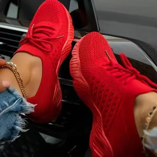 Baskets orthopédiques en maille pour femme