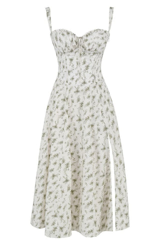 Robe Corset Mi-Longue | Silhouette Cintrée & Structurée | Élégante pour Soirée