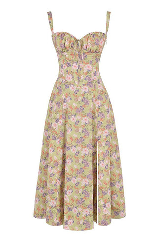 Robe Corset Mi-Longue | Silhouette Cintrée & Structurée | Élégante pour Soirée