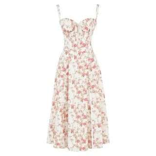 Robe Corset Mi-Longue | Silhouette Cintrée & Structurée | Élégante pour Soirée