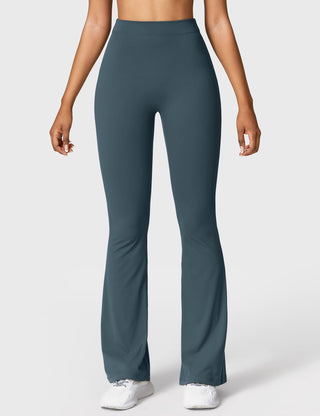 Legging évasé taille froncée pour femme